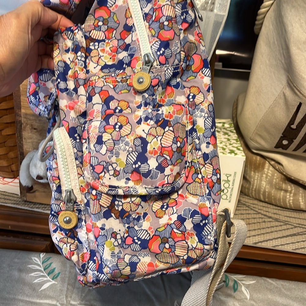 Kipling Multicolor Floral Backpack - image 4